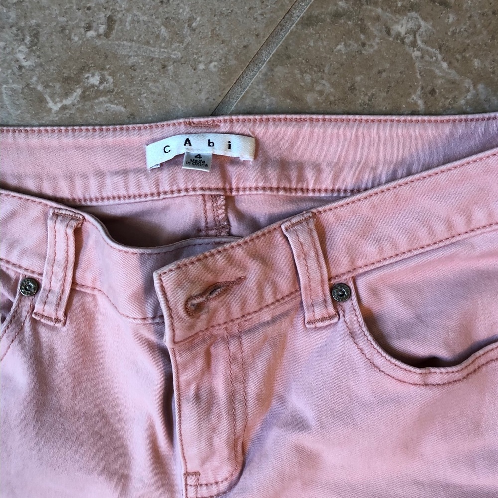 Cabi Size 4 Pink Pants